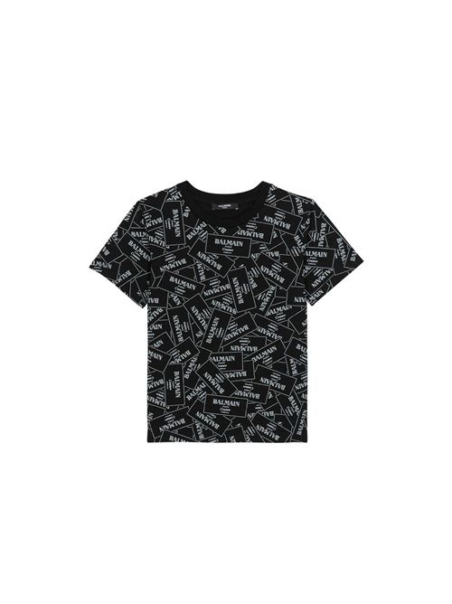 T-shirt, unisex, logata. BALMAIN | BX8Q11 Z3186930BC